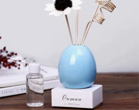 香薰精油檀香熏香家用室内房间香水卧室藤条干...