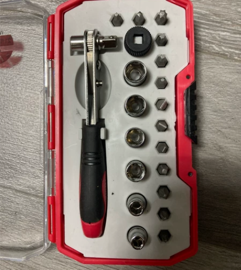 荆轮套筒螺丝批组套21件工具 便携维修工具...