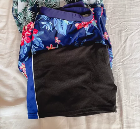 5条男士泳裤沙滩裤 本来准备旅游买的 没用...