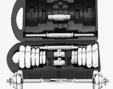 哑铃电镀20公斤15kg健身器材 男士家用...