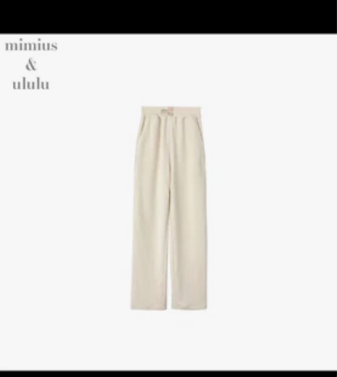 游鹿鹿白色标签加绒裤子 全新带吊牌 s码 ...