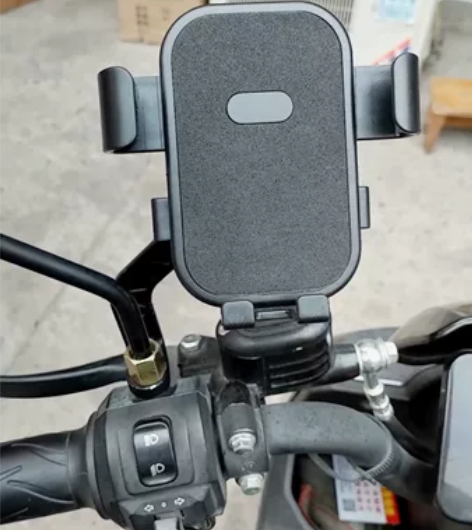 全新摩托车电动车手机导航支架 斜角后视镜款...