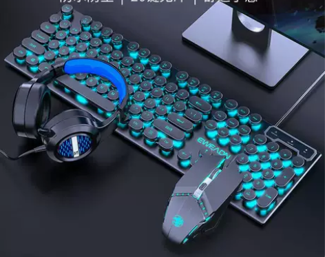 前行者机械手感键盘鼠标套装有线电竞游戏办公...