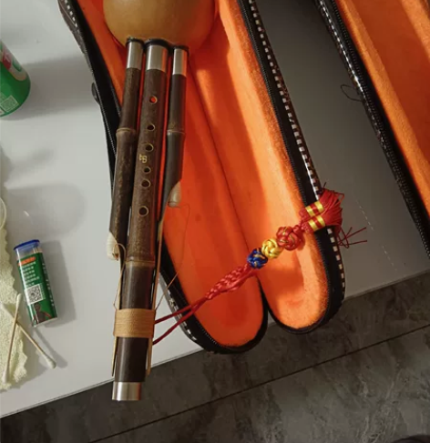 闲置，半价出售一支降B调葫芦丝，原件450...