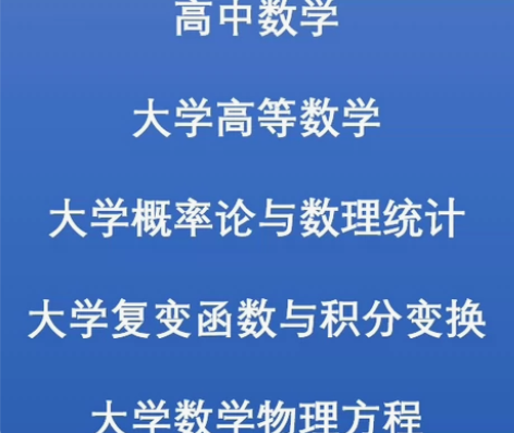 名校研究生数学辅导：针对小初高数学和大学高...