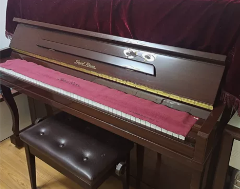 鲍蕙荞钢琴城购入钢琴,型号:珠江118m2...