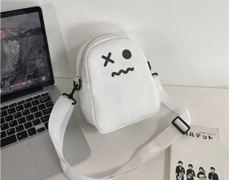 男士小挎包ins潮牌斜挎包休闲百搭日系单肩...