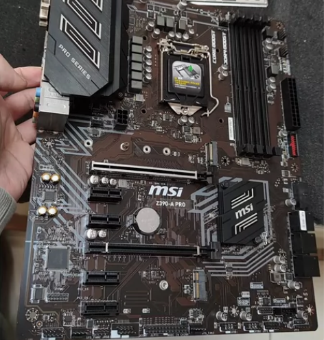 微星z390 a pro主板 成色实物拍摄...