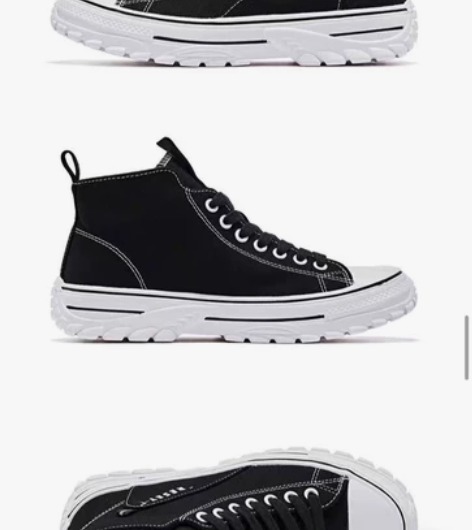 （39码 36码）乔丹官方高帮帆布鞋女鞋子...