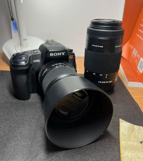 索尼 a350 单反 CCD 套机 功能正...