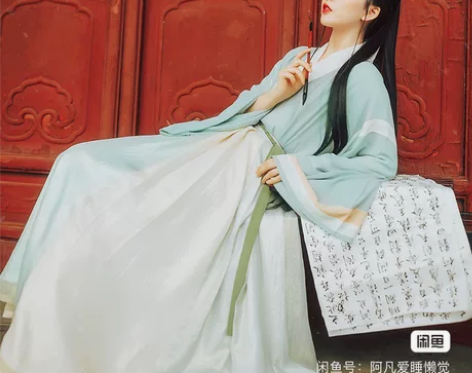 【淡竹叶】花朝记汉服原创 魏晋制复原款襦裙...