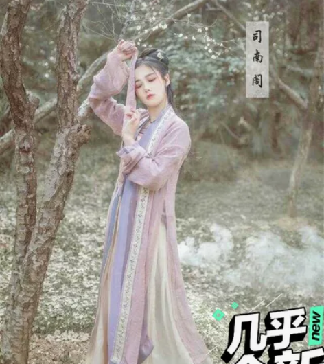 司南阁 行香子 传统汉服女 宋制褙子对襟改...