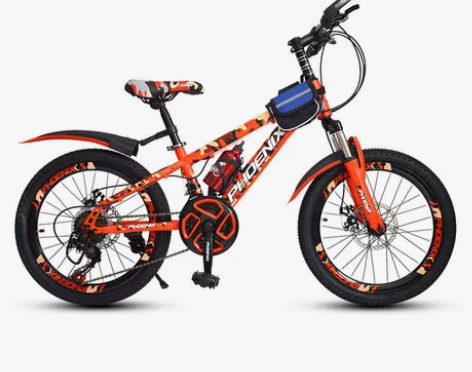 凤凰自行车22寸儿童变速山地车21速青少年...