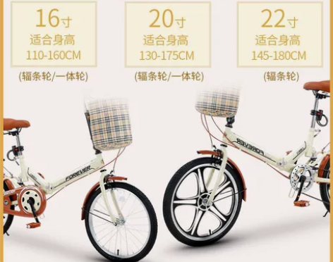 永久折叠自行车，全新，抽奖中的，一次没骑过...