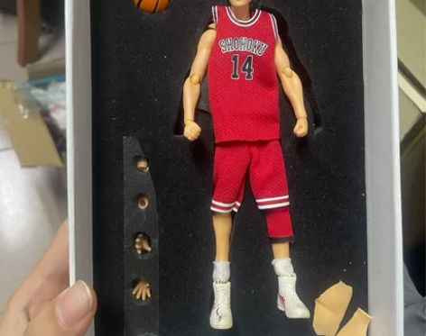 dt 灌篮高手 三井寿 可动人偶 6寸 素...