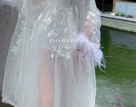 如心高定  超级仙美 连衣裙 拍照出片 全...