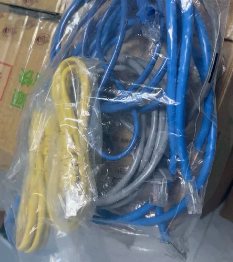 一堆网线，有全新的有用过的，包邮处理 感兴...