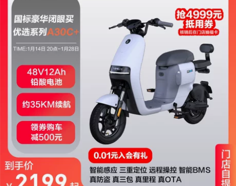 Ninebot九号电动车锦鲤A30C+智能...