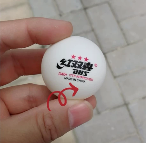 DHS红双喜乒乓球三星赛顶ABS新材料40...