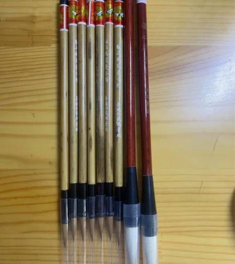 优惠了！7支极品纯狼毫小楷，2支羊毫 感兴...