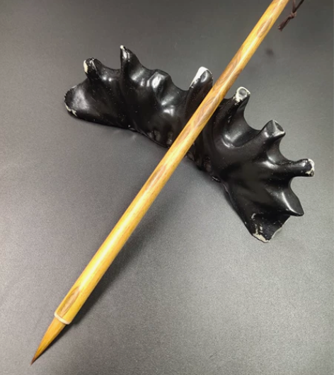 凤眼竹纯狼毫毛笔 看到的来，口径5.5毫米...