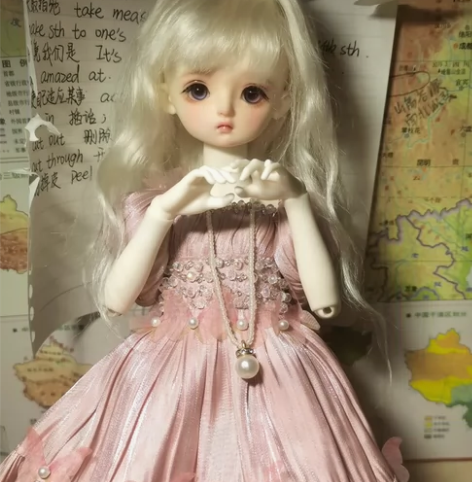 bjd6分六分，画境嘀嗒滴哒整娃， 白肌配...