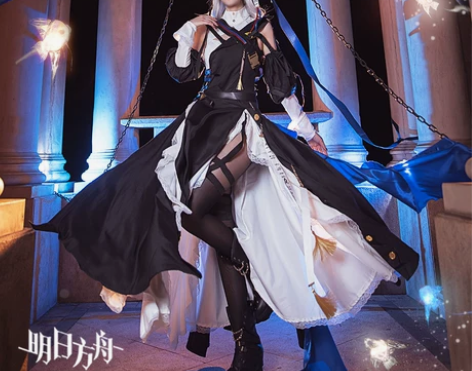 服装漫骨cos明日方舟cos服归溟幽灵鲨全...