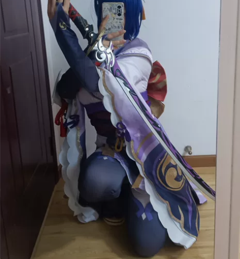 次元依家雷电将军 L码，我160，光脚穿后...