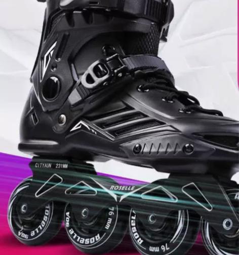 【轮滑鞋】 溜冰鞋成年直排轮花式轮滑鞋男女...