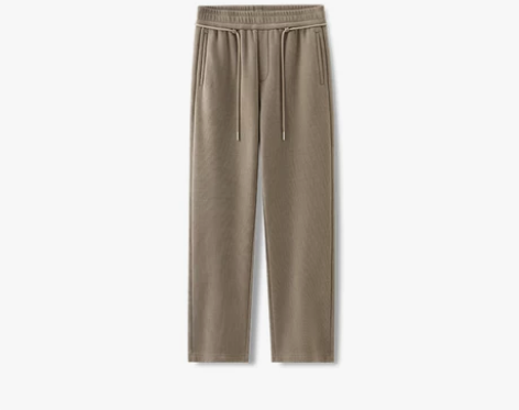 卫裤男秋冬款美式运动裤长裤日系直筒宽松加绒...