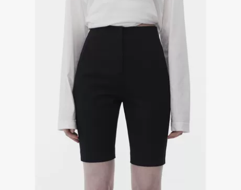 白弓2023春季新款休闲弹力高腰显瘦高腰