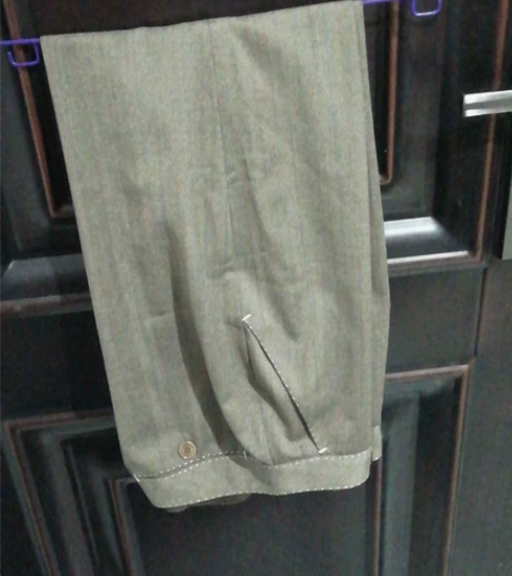 菲妮迪休闲微喇休闲裤！高腰70-71厘米！...