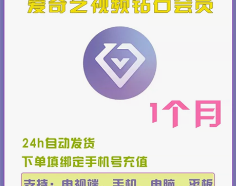 【支持电视端】爱奇艺视频星钻会员1个月 爱...