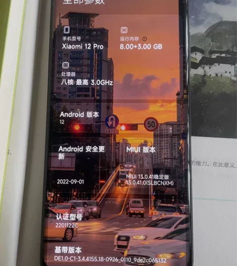 小米12pro，83G运行内存，128G储...