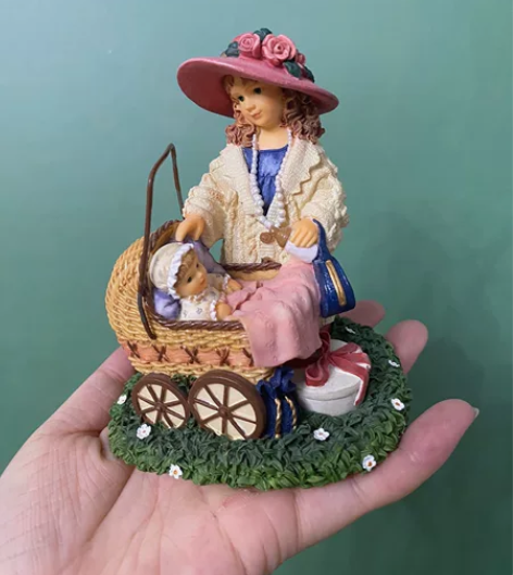 海淘树脂摆件童年记忆人偶摆件,西洋中古收藏...