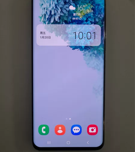 三星s20美版12+128单卡5G 屏幕下...