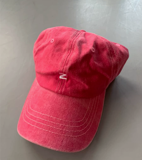 做旧棒球帽 粉色 实物有点色差没图片这么亮...