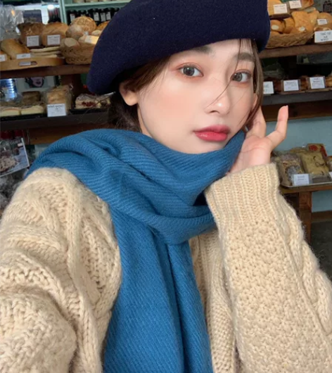 芝士商店 秋冬纯羊毛贝雷帽藏青色全新 藏青...