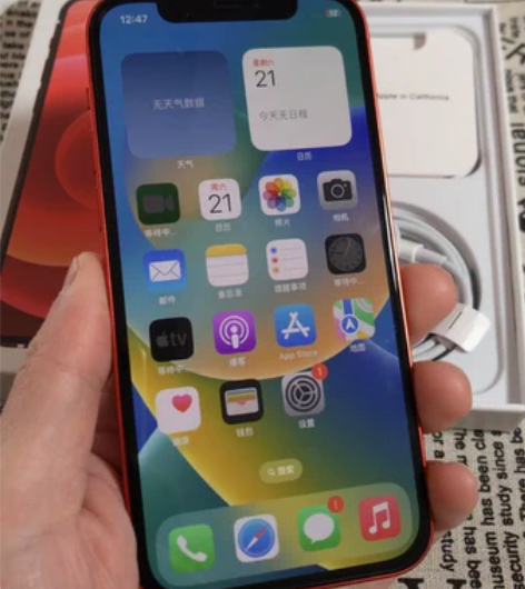 苹果手机iPhone 12 红色 128G...