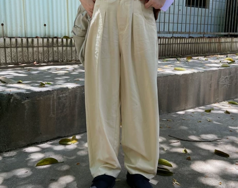 奶兔星球-自制 泡芙裤日系薄款宽松显瘦阔腿...