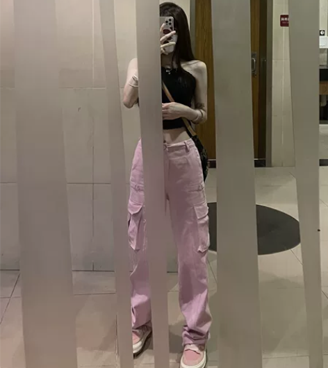 【出】ffcheer 垮垮裤辣辣我 美式复...