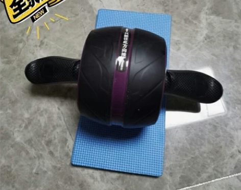 (送跪垫）自动回弹健腹轮腹肌轮男女收腹滚轮...