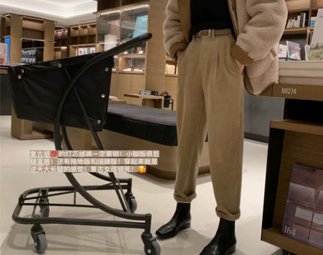 南瓜谷 【现货】芝士奶酪裤系列~灯芯绒裤子...