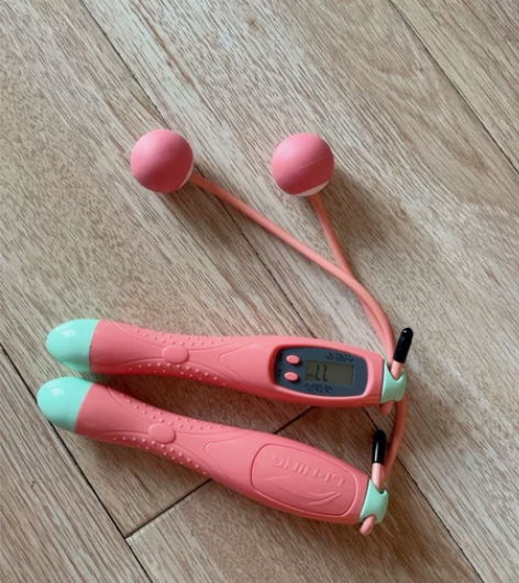 李宁无绳跳绳款健身减肥运动女生专用计数负重...