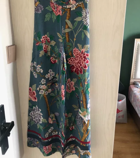 H##amp；amp；M联名款阔腿裤 腰围...