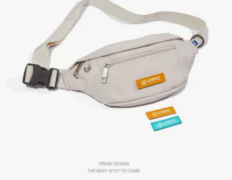 闪潮LIVEBOX斜挎包男腰包潮牌包包单肩...