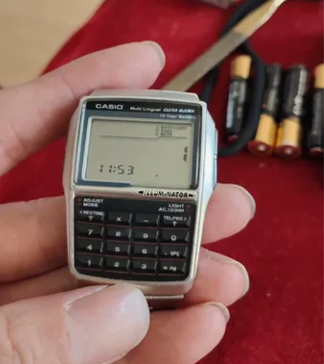 老款卡西欧DBC-32多功能电子表！走时精...