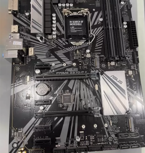 华硕z370-p主板 正常使用痕迹 箱说全...