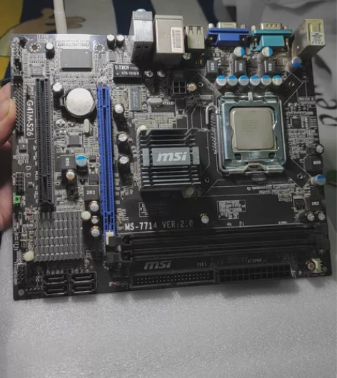 微星MS-7714主板，拆机主板， E34...