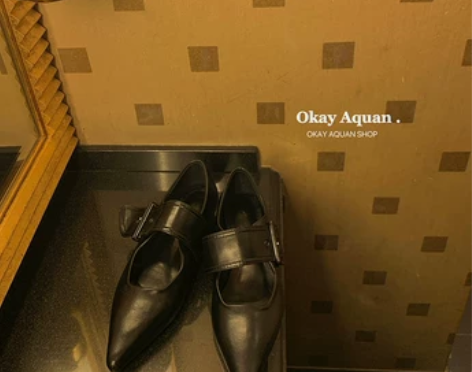 Okay Aquan 百搭不厌~法式尖头平...